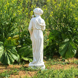 Statue femme romaine pour jardin — style grec élégant