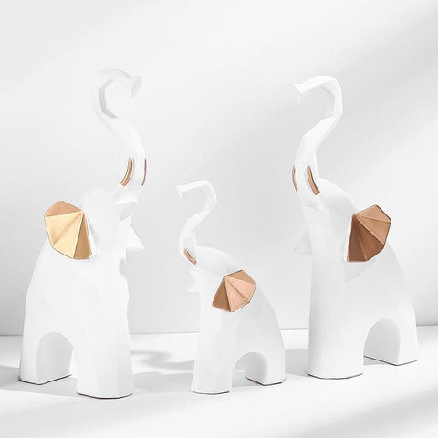 Statue éléphant blanc