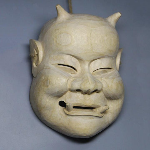 Tête japonaise murale