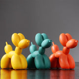 Statue Chien Coloré